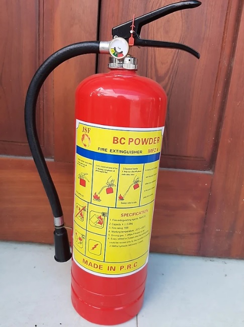 Bình chữa cháy dạng bột BC 4kg, Bình chữa cháy bột, Bột chữa cháy, Bình chữa cháy dạng bột BC 4kg tem kiểm định PCCC, Bình chữa cháy